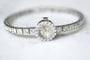 Montre Montre de Dame Astral Diamants sur Or Blanc Années 60 58 Facettes