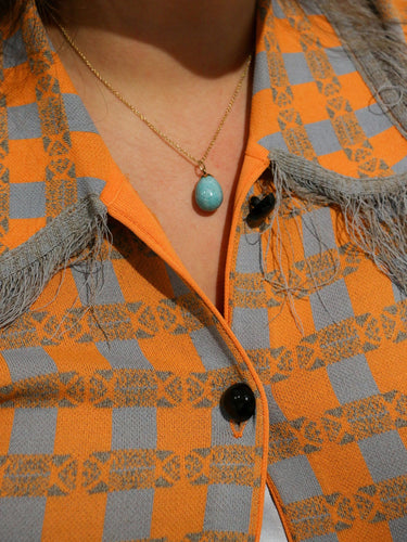 Pendentif Pendentif vintage en or jaune et amazonite 58 Facettes 149