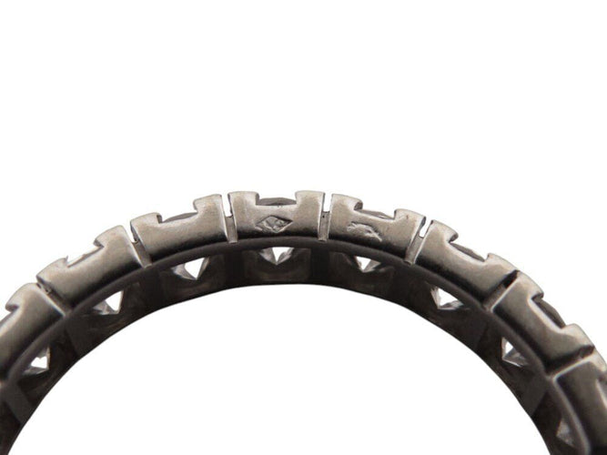 Bague 50 bague alliance americaine 20 diamants 2ct or blanc 18k 2.1gr t50 58 Facettes 268367