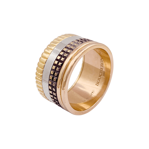 Bague 56 Bague Boucheron "Quatre Classique Large" trois ors. 58 Facettes 34501