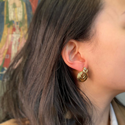 Boucles d'oreilles Boucles d'oreilles - Or et diamants 58 Facettes 160118R