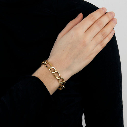 Bracelet Bracelet Or Jaune Gourmette Souple 58 Facettes 34200255