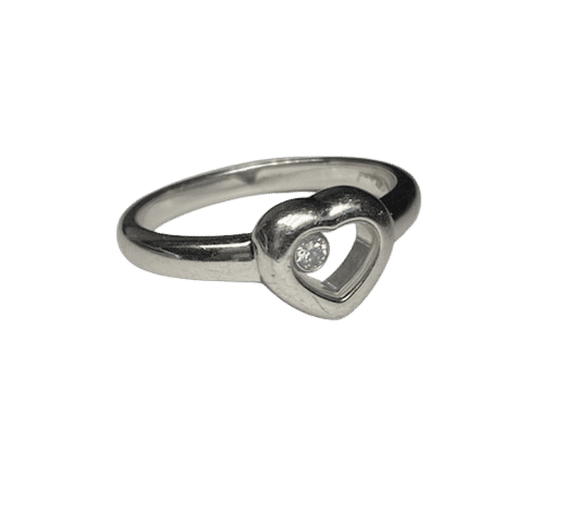 Bague 51 BAGUE CHOPARD HAPPY DIAMONDS OR 18K DIAMANTS (T.51) 58 Facettes