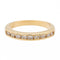 Bague 50 Bague Demi alliance Or jaune Diamant 58 Facettes 990258CN