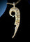 Pendentif Pendentif en forme de lune en or jaune serti de diamants avec mélange de tailles 58 Facettes