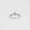 Bague 53 Solitaire en or blanc diamant 58 Facettes 300495