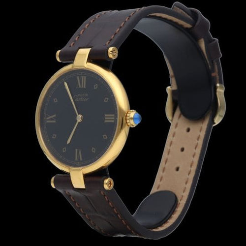 Montre Cartier Montre Must De Cartier Vermeil 58 Facettes MT44910