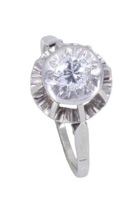 SOLITAIRE ANCIEN DIAMANT 0.25 CARAT 58 Facettes 096001