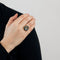 Bague 53.5 BAGUE CAMEE FIN ANCIEN ONYX OR DIAMANTS 58 Facettes 31300537