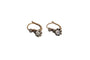 Boucles d'oreilles Boucles d'oreilles anciennes en or français avec diamants taille ancienne 0,68ct - années 1930. 58 Facettes 9579