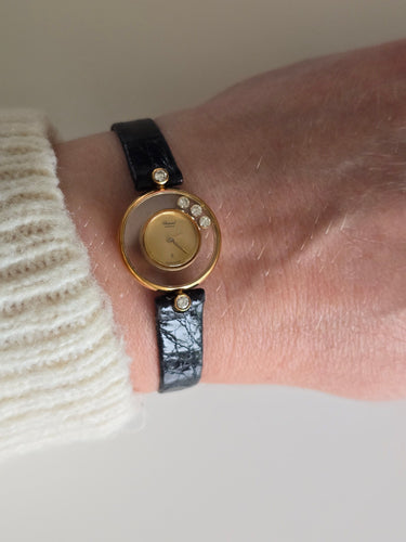 Montre Chopard Happy Diamonds vintage 58 Facettes