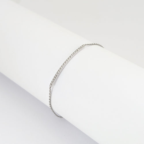 Bracelet Bracelet en or blanc et diamants 58 Facettes 31896