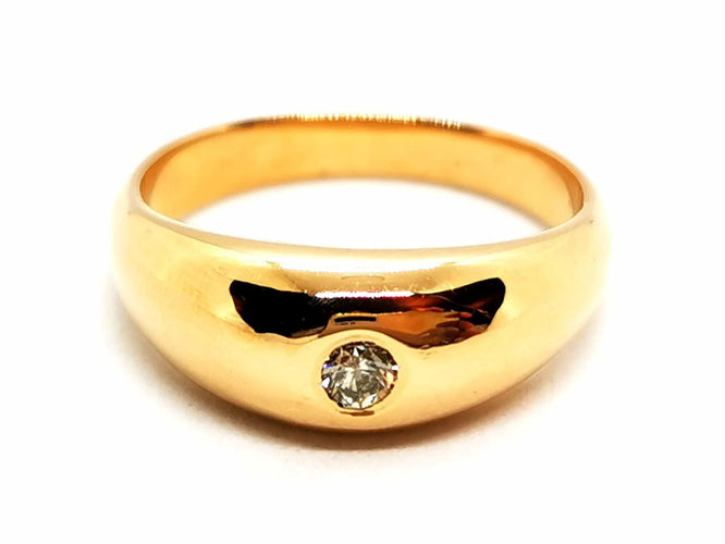 53.5 Bague Or jaune Diamant 58 Facettes 1637063CN
