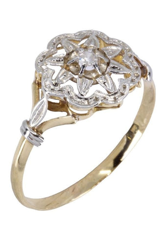 Bague 58 Bague art nouveau diamants 58 Facettes 084201