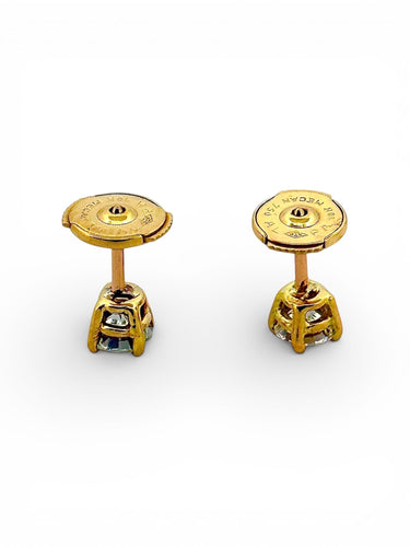 Boucles d'oreilles Clous d’oreilles puces en diamants 58 Facettes