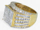 Bague 60 Bague pavage diamants 4,19 carats 58 Facettes AK63
