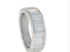 Bague 55 Bague or blanc diamants 58 Facettes 4036