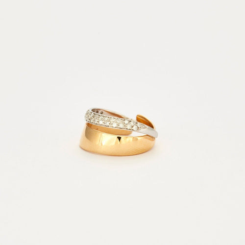 Bague 54 Double bague diamants 58 Facettes 2540