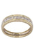 Bague 53 Demi-alliance or jaune et blanc diamants 58 Facettes 090111