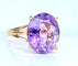 Bague 50 Bague or jaune améthyste 58 Facettes AB647