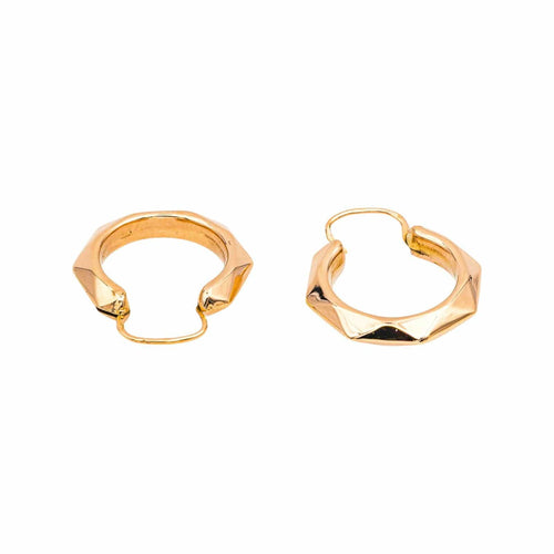 Boucles d'oreilles Boucles d'oreilles Créoles  Or rose 58 Facettes 4890738CN