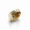 Bague 55 Bague tank or jaune, saphir & diamants 58 Facettes