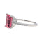 Bague 54 Bague Or blanc Tourmaline, Diamant 58 Facettes 4167005RV