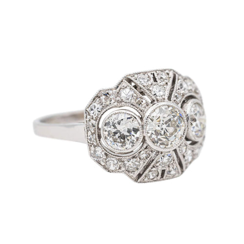 Bague 50 Bague Or blanc, Platine Diamant 58 Facettes 3358944CN