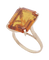 Ring 54 Ring Sunny Gelbgold 18K Citrin 58 Facettes BO210618/SUNNY/FOTO