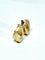 Boucles d'oreilles Boucles d'oreilles en or jaune et blanc 18 carats 58 Facettes