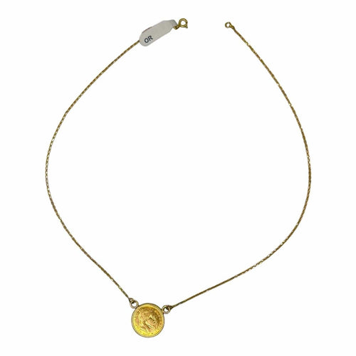 Collier Collier pièce de 10 francs Napoléon 58 Facettes