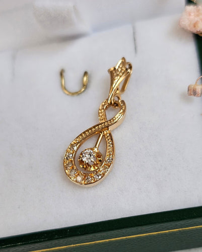 Pendentif Pendentif Diamants or rose 58 Facettes 643