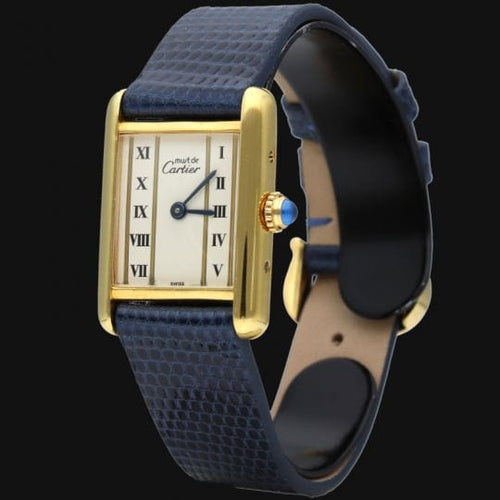 Montre Cartier Montre Tank Vermeil 58 Facettes MT43372