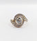 Bague 56 Bague tourbillon or jaune et platine, diamant taille ancienne 0.80 carat (circa 1900) 58 Facettes A06327