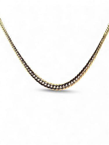 Collier Collier en chute maille anglaise or jaune 18 carats 58 Facettes