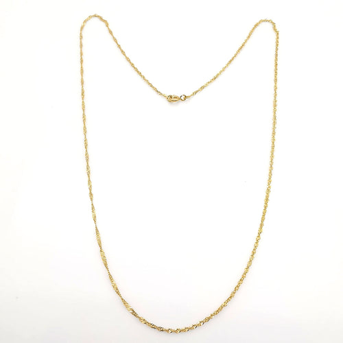 Collier Collier en or 18 carats 58 Facettes