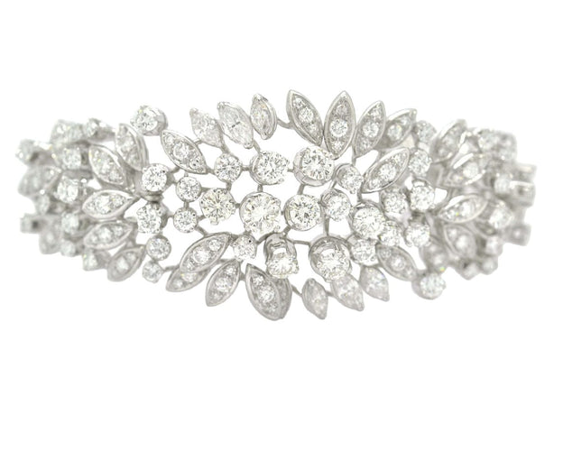 Bracelet Bracelet en or blanc avec diamants de 6,30 ct 58 Facettes
