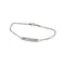 Bracelet Bracelet or blanc serti de diamants naturels 58 Facettes