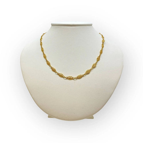 Collier Collier filigrane or jaune 58 Facettes 330077028