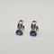 Boucles d'oreilles Boucles d’oreilles or blanc serties de saphirs et diamants 58 Facettes
