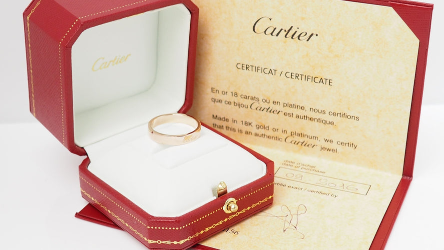 Bague 60 Alliance C de Cartier en or rose 58 Facettes 32517