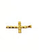 Pendentif Croix en or jaune 58 Facettes