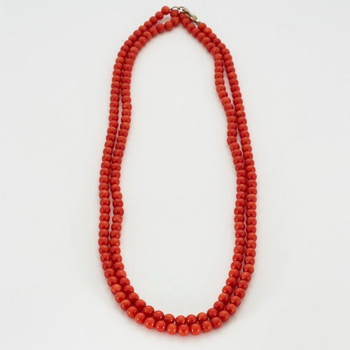 Collier Collier Corail 2 Rangs 58 Facettes