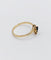 Bague 54 Bague vintage or jaune, saphir navette et diamants 58 Facettes A05234