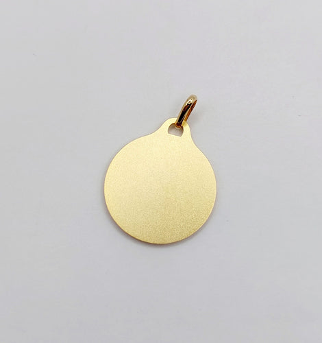 Pendentif AUGIS - Pendentif médaille d'amour or  "+ qu'hier - que demain" - L'Essentielle bleue 58 Facettes J10720X000