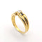 Bague 53 Bague or jaune diamant saphirs 58 Facettes