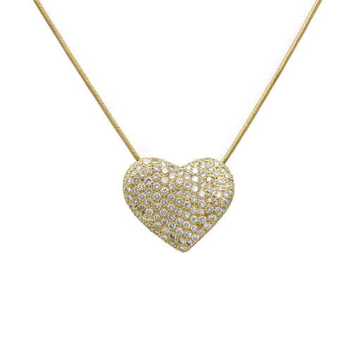 Collier Collier Pendentif Coeur - Or et diamants 58 Facettes 240019SP