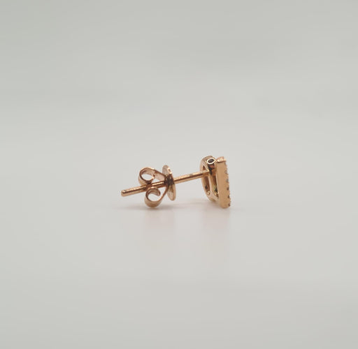 Boucles d'oreilles Boucles d’oreilles «LO VE » or rose diamants 58 Facettes