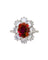 Bague 51 Bague avec Rubis et Diamants 58 Facettes