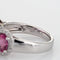 Bague 53 Bague Améthyste Tourmaline Rose Diamant Trilogy Estate 58 Facettes G12651